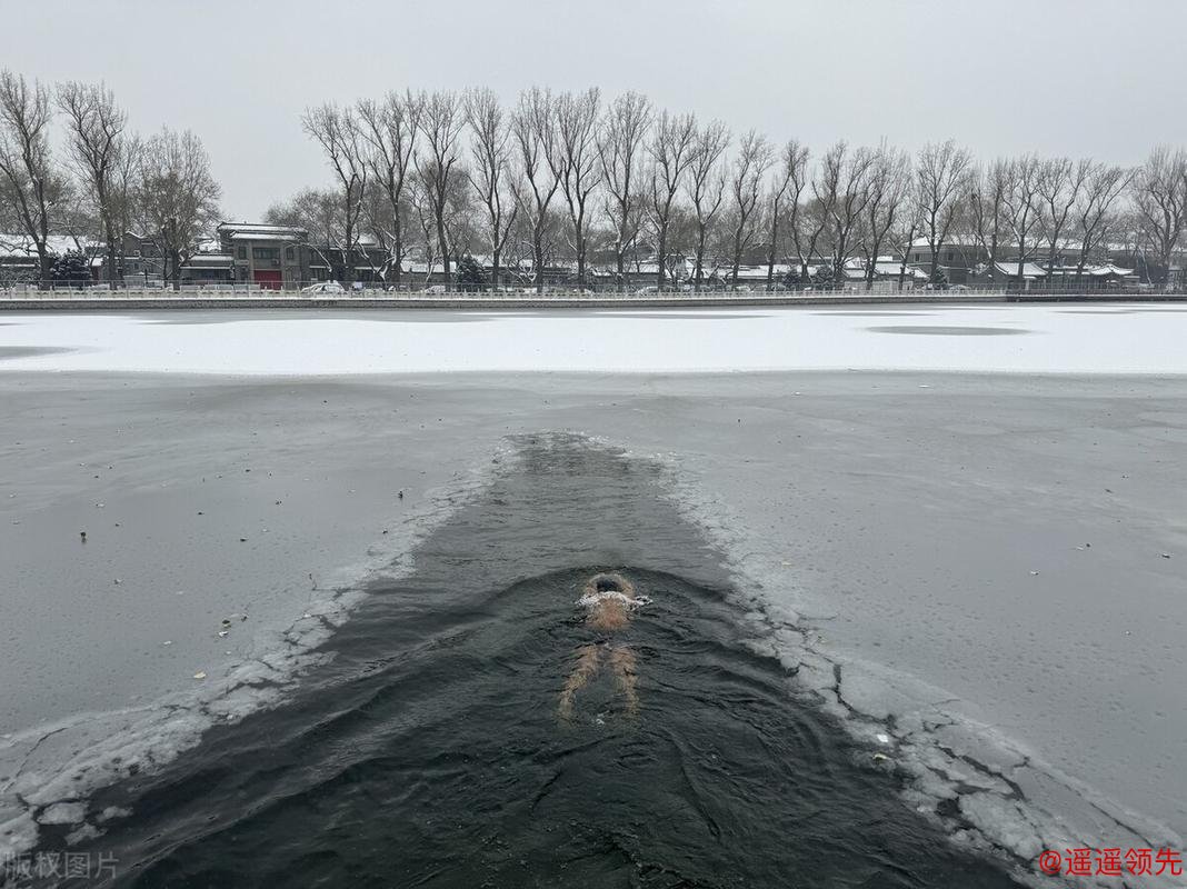 雪中游泳，不亦乐乎
